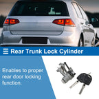 Trunk Lock Cylinder Set with Tailgate Lock & Keys for Volkswagen Golf 