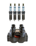 Denso Ignition Coil & 4 Iridium Spark Plugs .044 Kit for Ford 2.0L L4