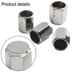 Valve / 4 x Stylish Silver Valve for Lexus CT200h ES350 LX570 RX350 IS350