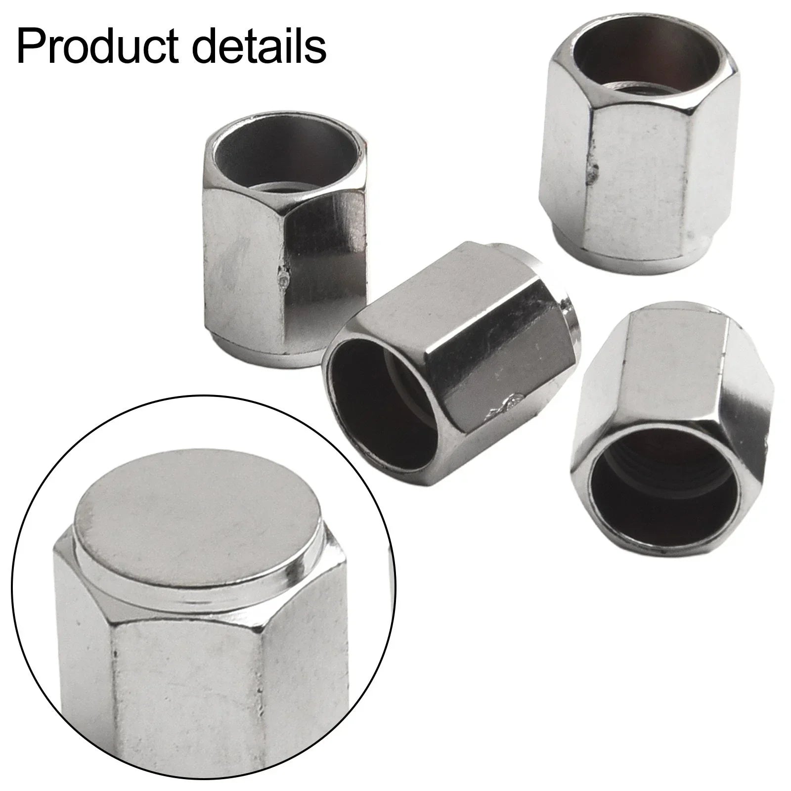 Valve / 4 x Stylish Silver Valve for Lexus CT200h ES350 LX570 RX350 IS350