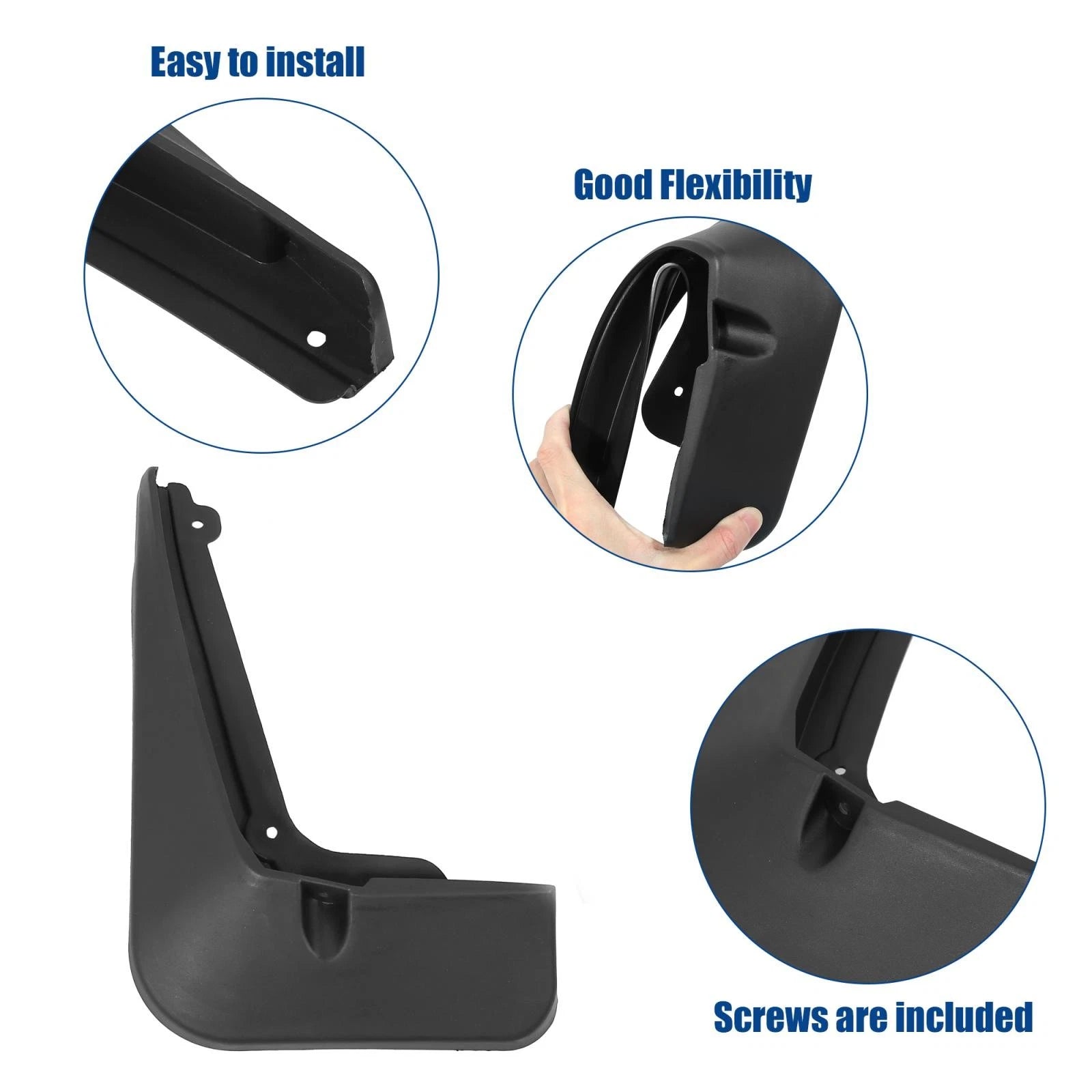 Mud Flaps Kit for Chevrolet Equinox (2018–2020) - Front Rear Splash Guards