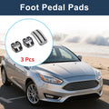 3X Manual Transmission Foot Accelerator Pedal Covers for Ford Focus (2012–2016)
