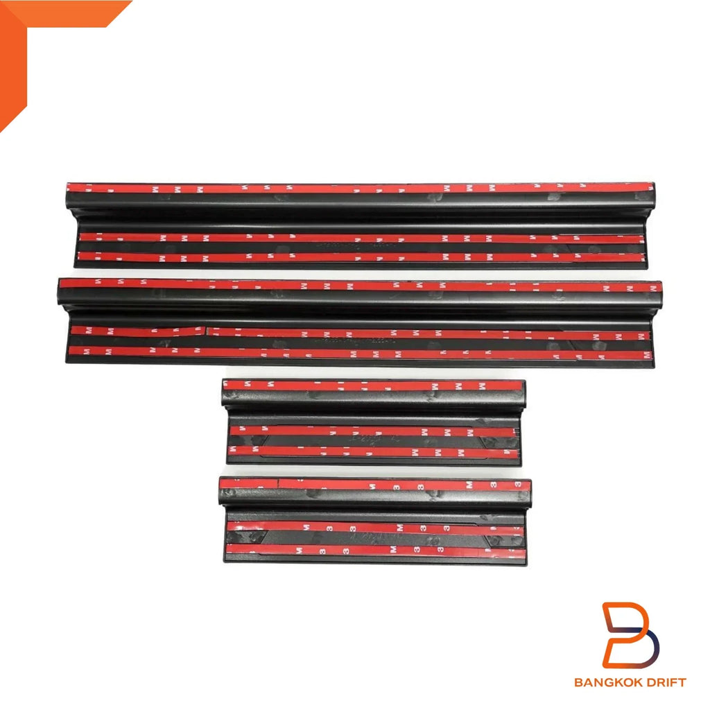 Matte Black Scuff Plate Door Sill Protector for Isuzu D-Max (20-25)
