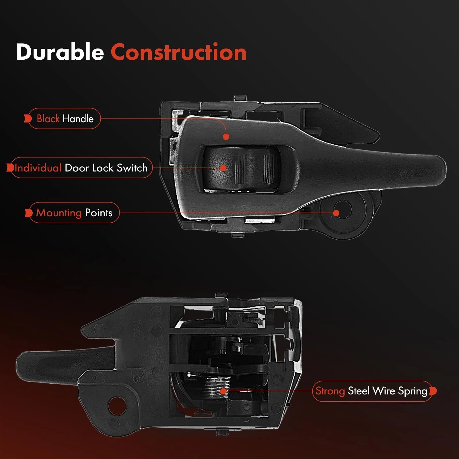 Left Interior Door Handle for Toyota Corolla (2009-2013)
