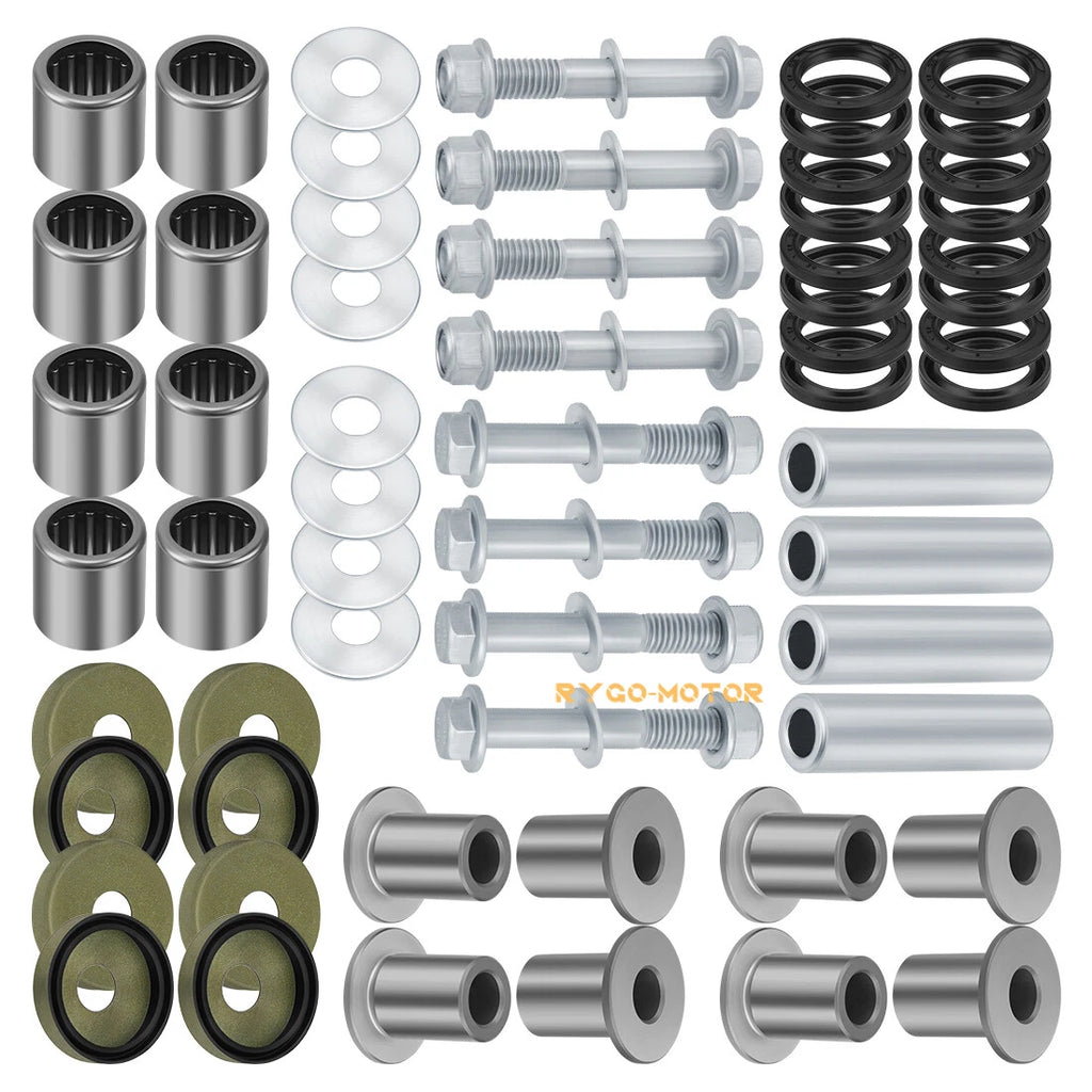 Front Upper & Lower A Arm Bushings Seals Kit for Suzuki Z400 (2003–2008)