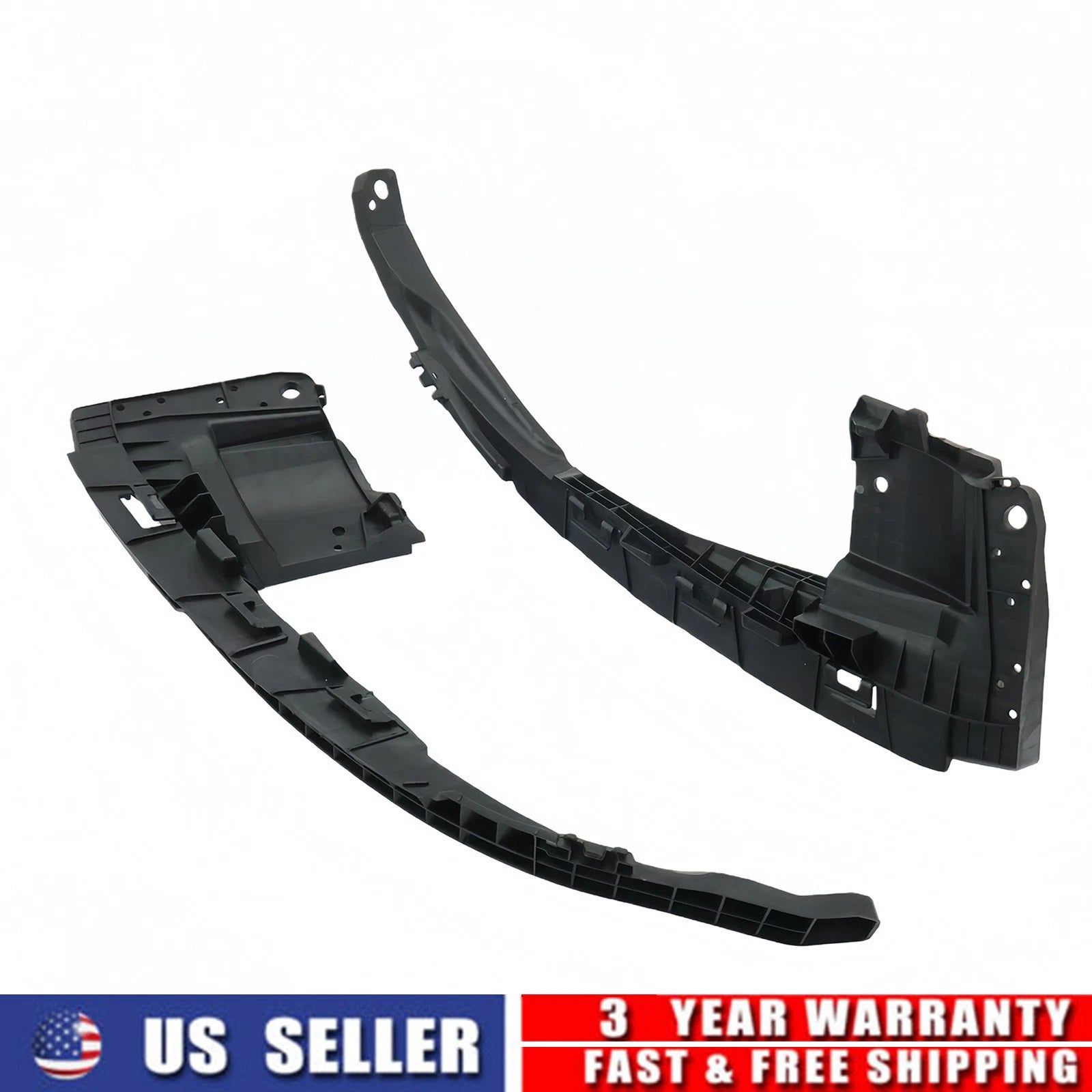 Set of 2 Front Driver+Passenger Headlight Bumper Brackets for Honda Accord (2023–2025)