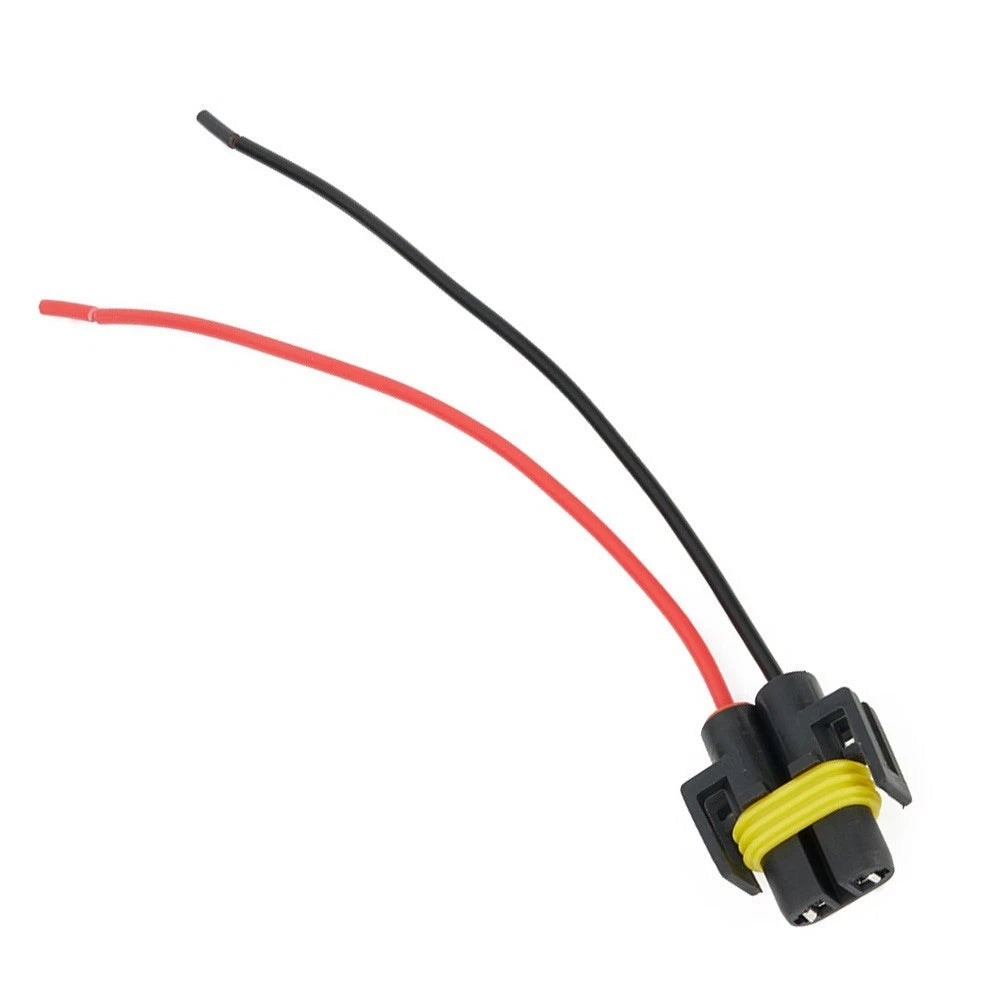 Set of 2 H11 H8 Female Connector Wiring Adapters for Fog Light