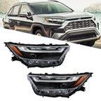 Headlight Assembly for Toyota RAV4 (2022â2023) Left+Right Side LED Clear