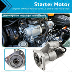 Starter Motor for Nissan Patrol GQ 4.2L Diesel TD42 (Clockwise Rotation)
