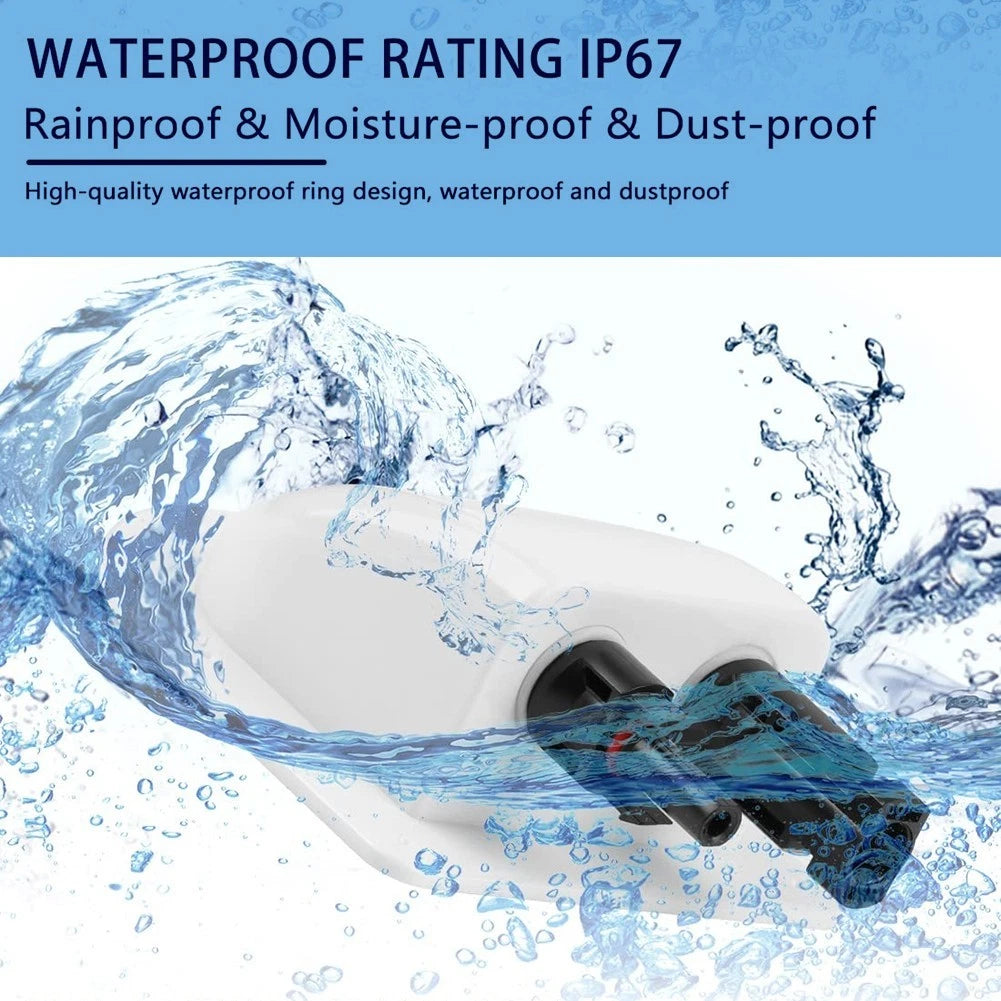 Solar Connect Box Waterproof for Boats and Caravans (12cm x 9.5cm x 4cm)