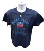 Navy Blue Licensed Mopar T Shirt for 1937 Garage Fan (1937–1937)