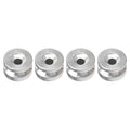 Trunk Base Plate Pad Bracket Bushing Spacer for Motorcycle Silver