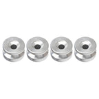 Trunk Base Plate Pad Bracket Bushing Spacer for Motorcycle Silver