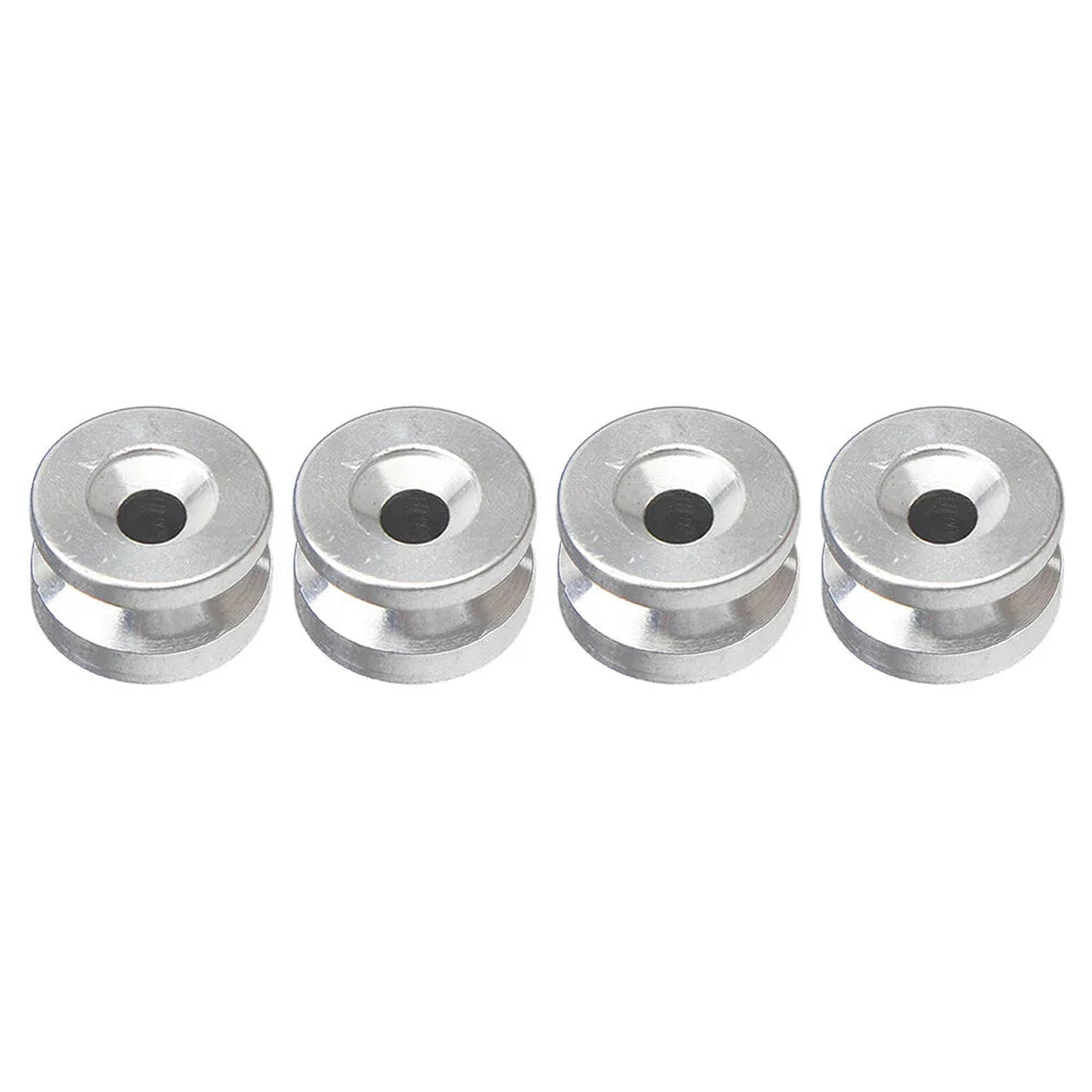 Trunk Base Plate Pad Bracket Bushing Spacer for Motorcycle Silver