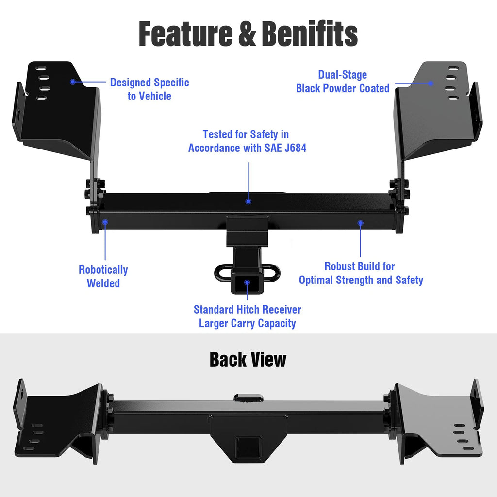 2 Inch Trailer Towing Hitch for Ford Escape (2013-2019)