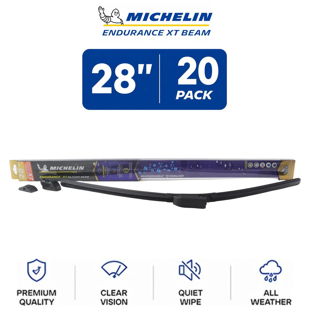 Set of 2 Michelin Endurance XT Beam Wiper Blades 28" for All-Weather