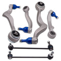 8x Control Arm Stabilizer Bar Link & Tie Rod End for BMW 525i 530i 535i 540i (2006–2010)