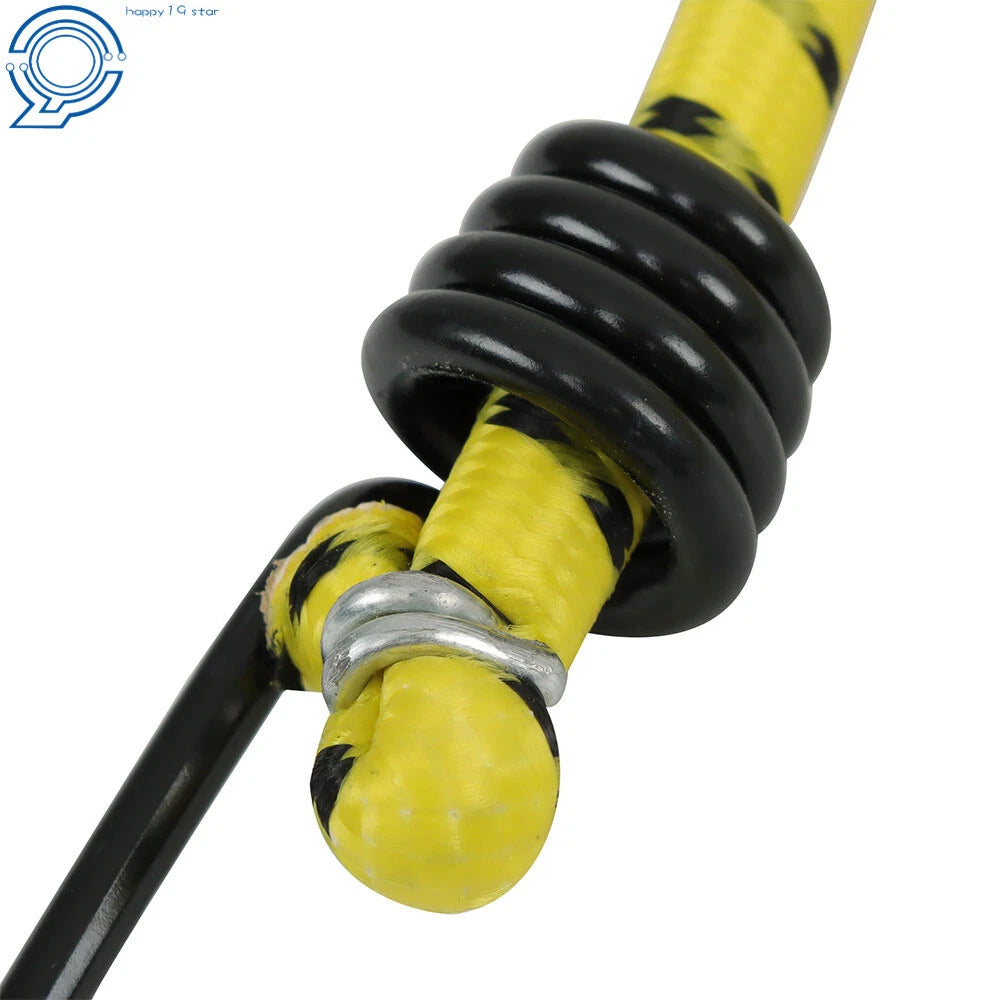 Set of 7 Ratchet Tie Down Straps 15 FT 2200 LB with Safety Lock S Hooks