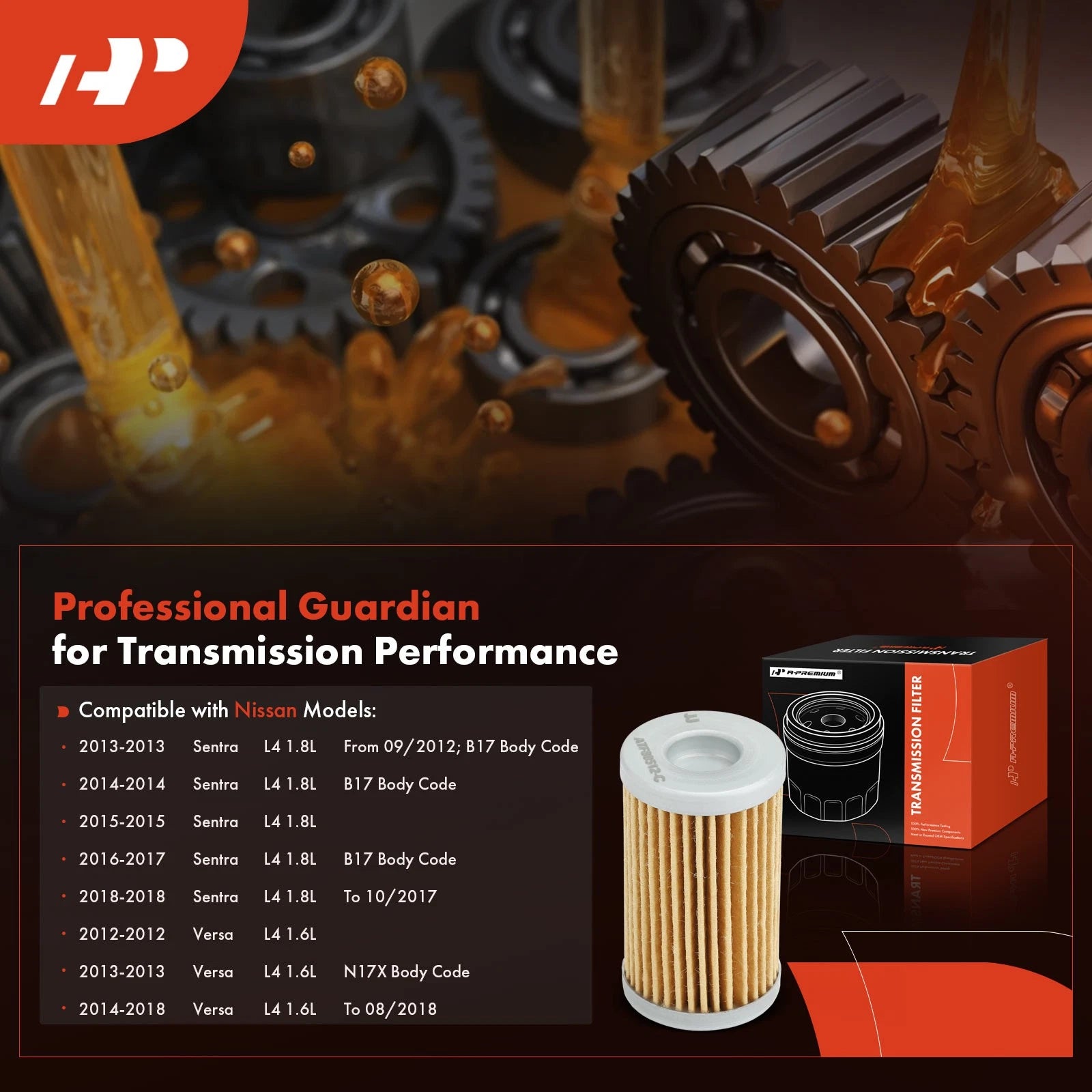 Automatic Transmission Filter for Nissan Sentra Versa (2013-2018)