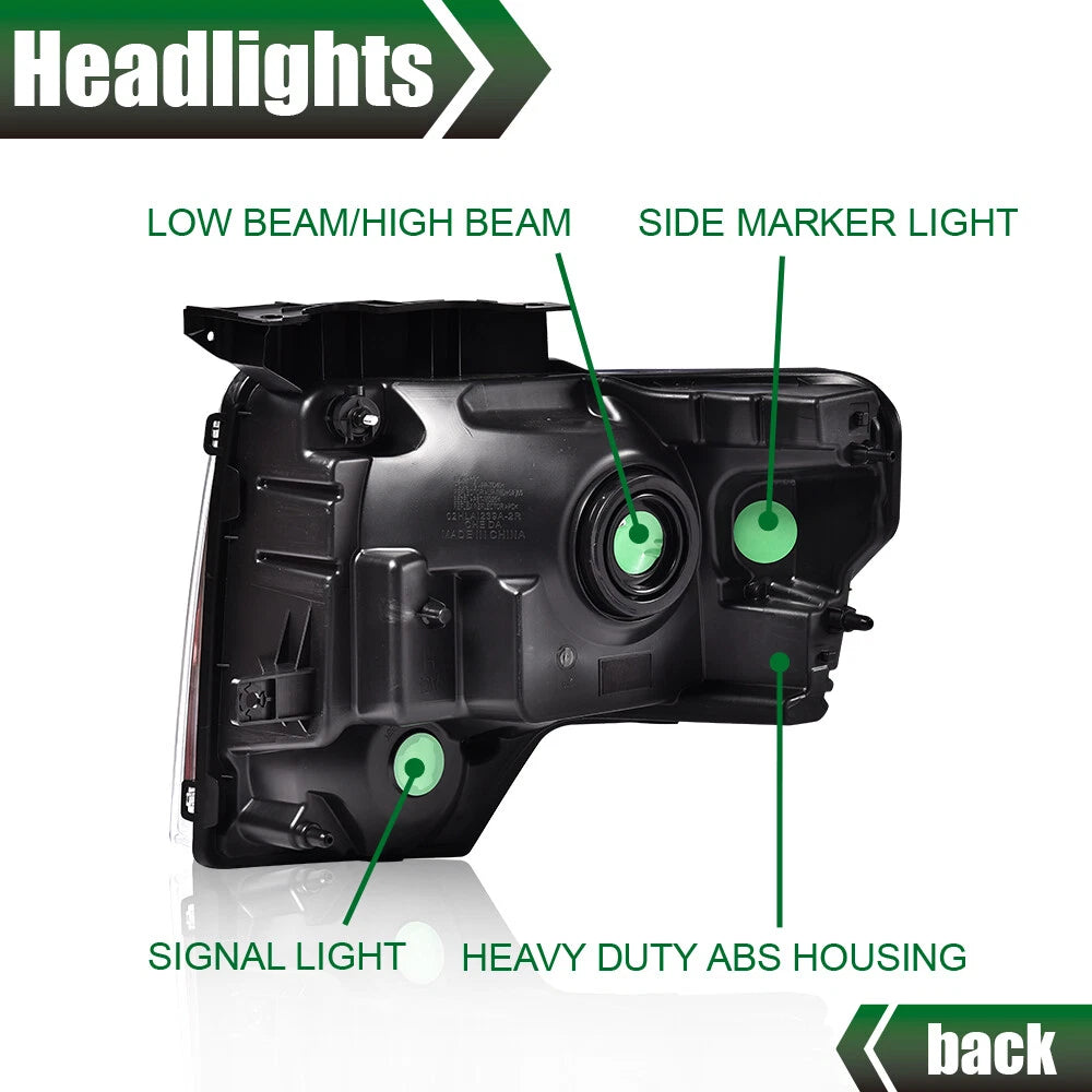 Headlights for Ford F-150 (2009–2014)