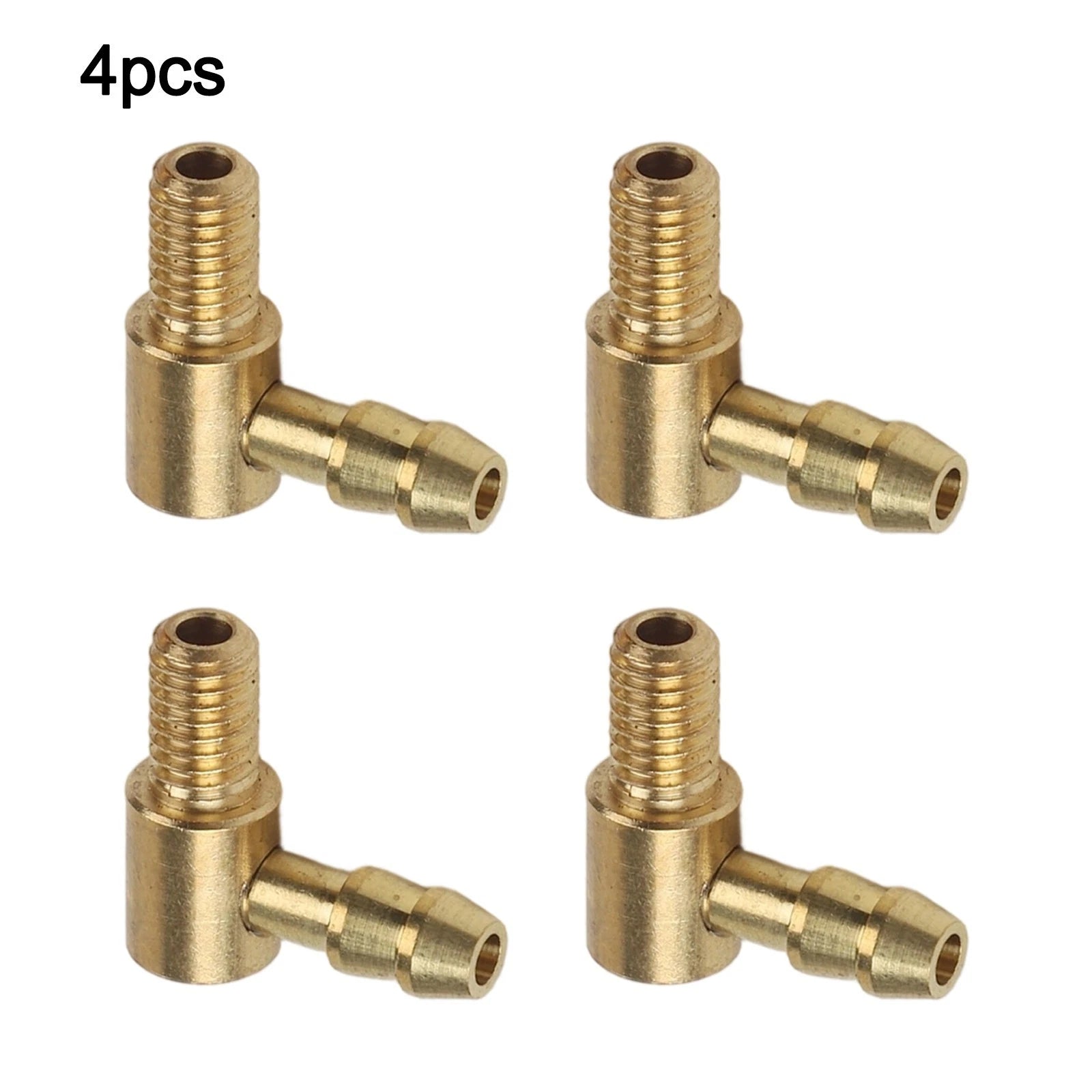 4pcs Fuel Water Nozzle 90 Degree for RC Boat (Stainless)