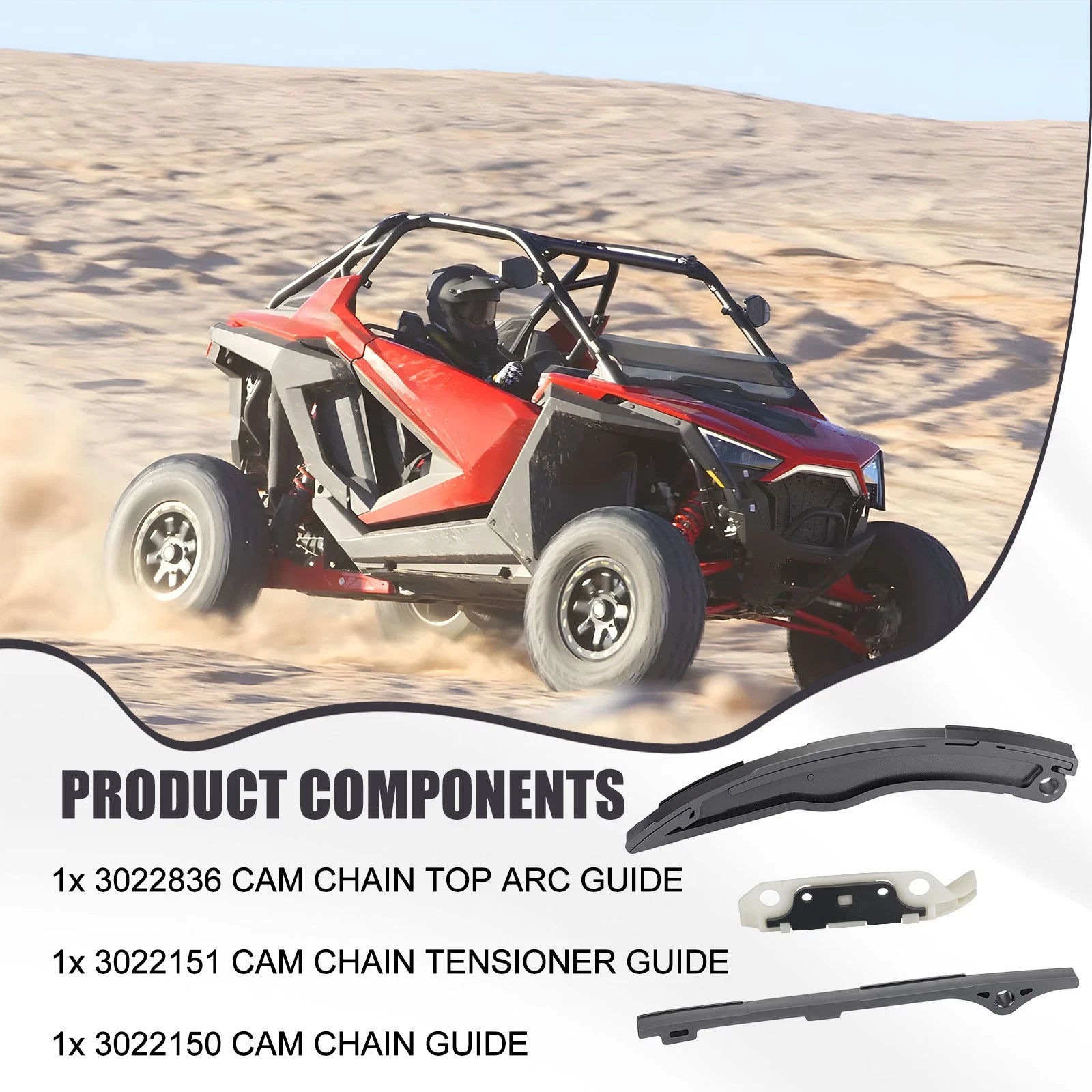 Cam Chain Tensioner Guide 3022836 for Polaris RZR 900 (2017–2020)