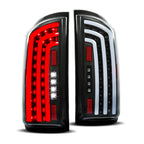 LED Tube Bar Clear Tail Lights for Dodge Ram 1500 2500 3500 (2007–2009)