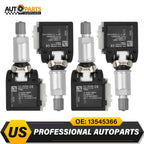 Set of 4 TPMS Tire Pressure Sensors for Chevy Silverado GMC (84152501, 84338125)