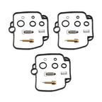 3 x Carburetor Repair Kit for Daytona 750, Tiger 885, Trophy 900, Sprint (1991-2004)