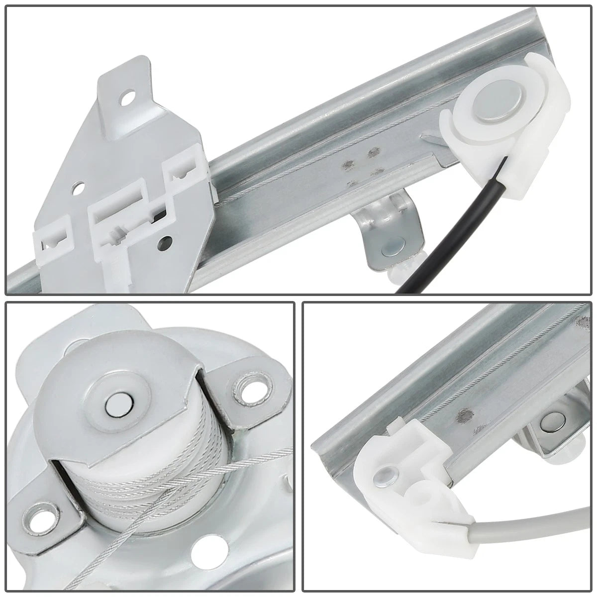 Rear Right Manual Window Regulator Assembly for Hyundai Accent (2000–2005)