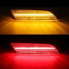 Set of 4 Clear Bumper Turn Signal Side Marker Lights for Chrysler Crossfire (2004–2008)