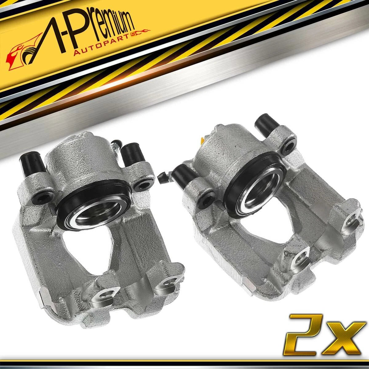 Pair Front Disc Brake Calipers for BMW 323i 325xi 328i xDrive (2006–2011)