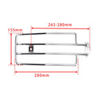 Chrome Solo Seat Luggage Rack for Harley Sportster XL XLH 883 1200 (1985–2003)
