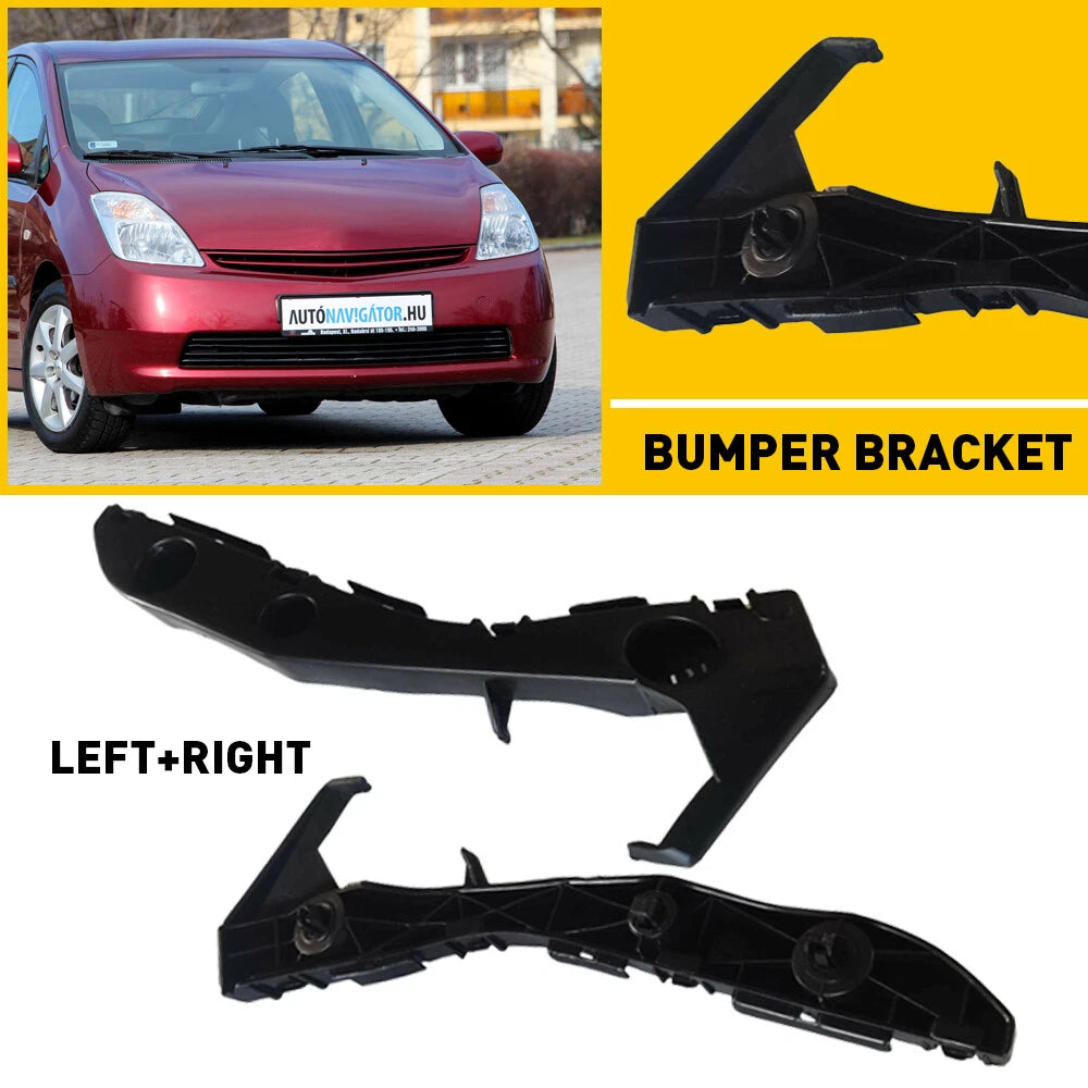 Set of 2 Front Bumper Cover Retainer Brackets for 2004-2009 Toyota Prius