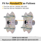 2 Rear Wheel Hubs for Honda FourTrax 300 TRX300 TRX300FW (1993–2000)