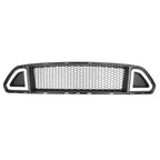 LED DRL Light Front Bumper Mesh Grill for Ford Mustang (2015-2017)