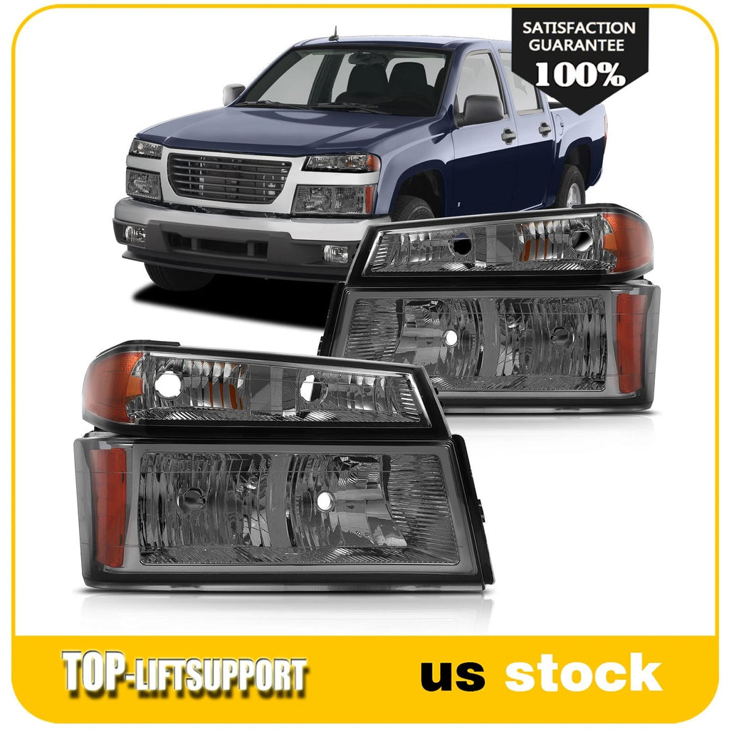 Set of 2 Headlight Assemblies for Chevy Colorado GMC Canyon (2004–2012)