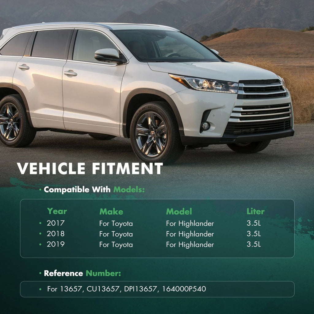 Aluminum Radiator for Toyota Highlander (2017–2019)