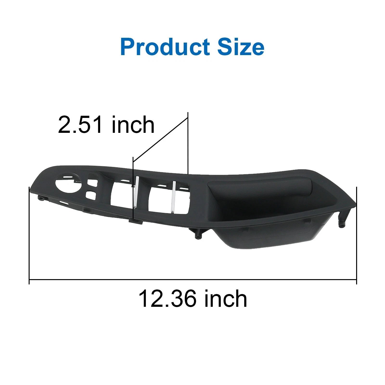 Door Switch Panel Handle Trim for BMW 535i 520i 523i 528i (2010-2016)