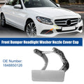 Bumper Headlight Washer Cover for Mercedes (Silver Tone)