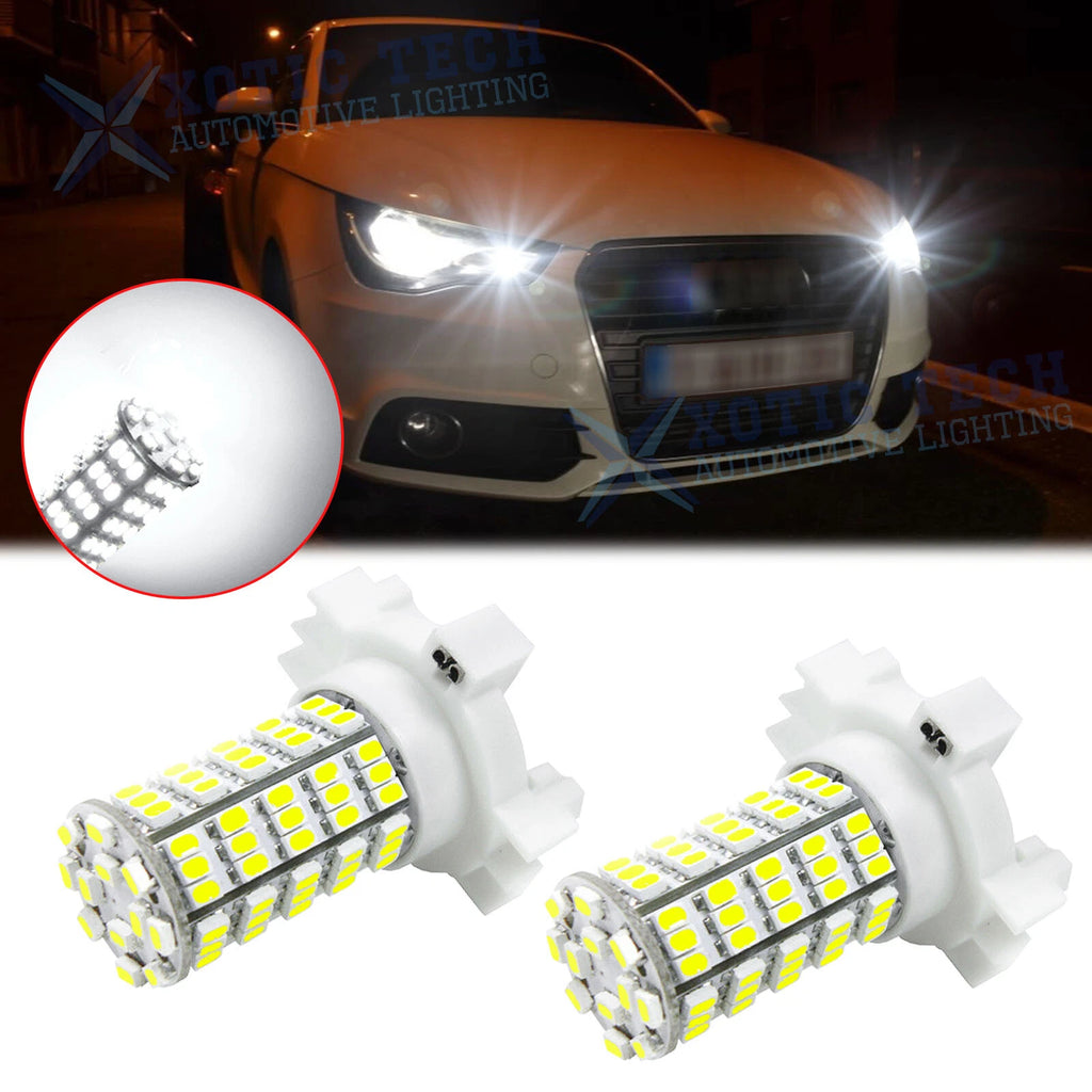 6000K White PH24WY LED Front Turn Signal Bulbs for Audi A4 S4 Q5 (2009–2012)