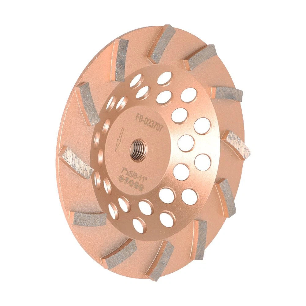 Set of 12 Turbo Grinding Wheels for Concrete and Masonry (7")