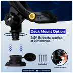 2-Pack Adjustable Fishing Rod Holder Set for Boat & Kayak