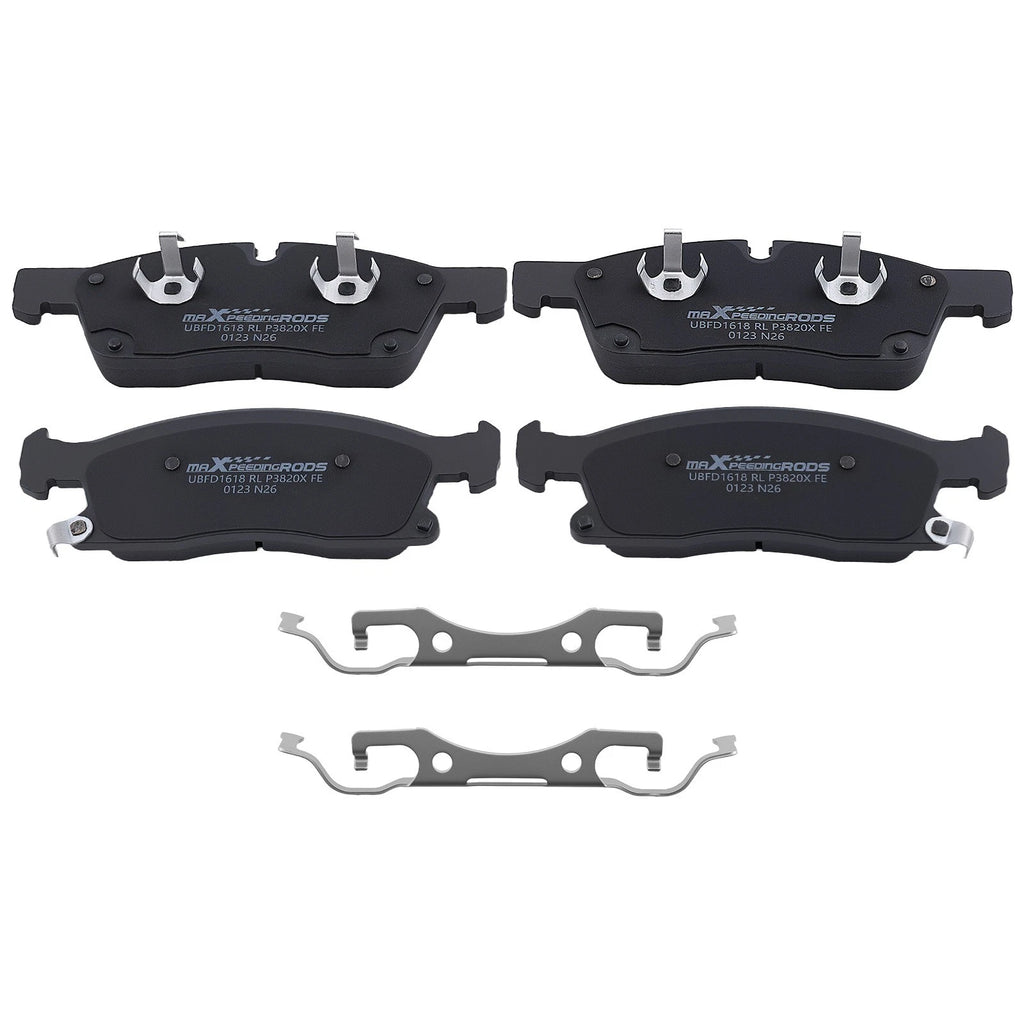 Set of 4 Front Brake Pads Kit for Dodge Durango (2011–2023) D1455 P1455
