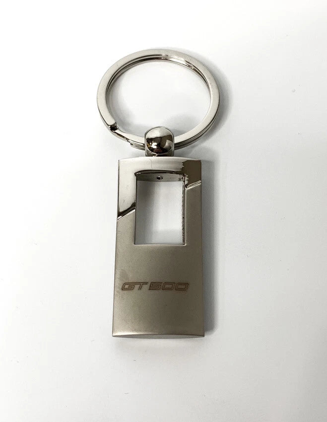 Key Fob Chain Rectangle Chrome Gunmetal Replacement for Shelby GT500 (2020–2024)