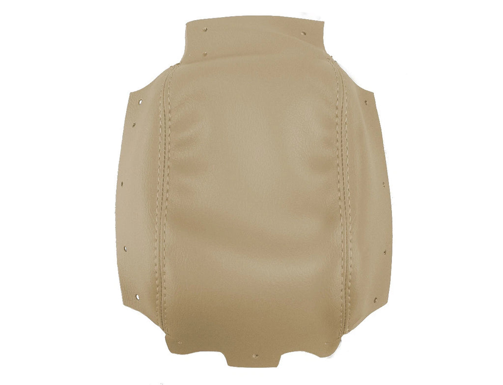 Leather Console Lid Armrest Cover for Volvo S40 (2004–2007) Beige