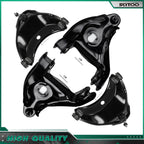Set of 4 Front Upper Lower Control Arms for Chevy Express 1500 2500 (2003–2023)