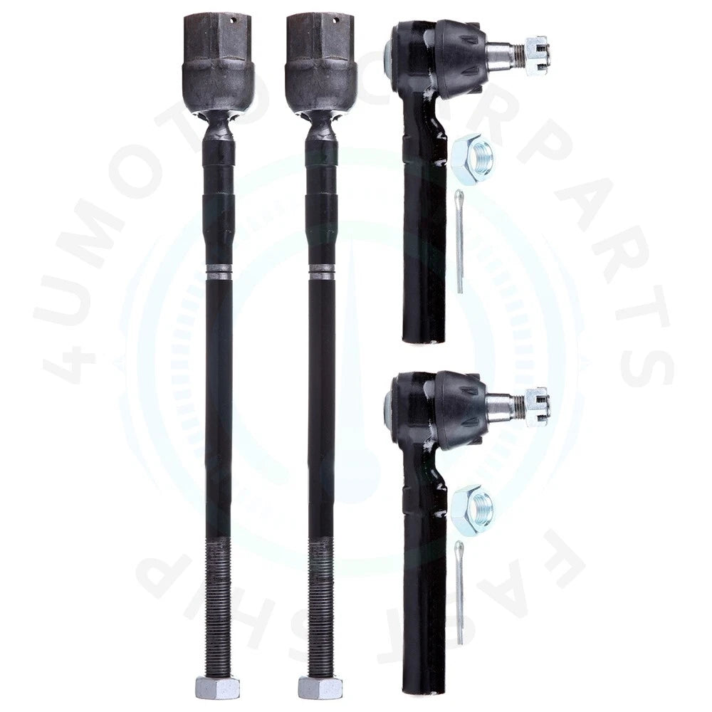 Set of 4 Tie Rod Ends for Ford Mustang (1994–2004)