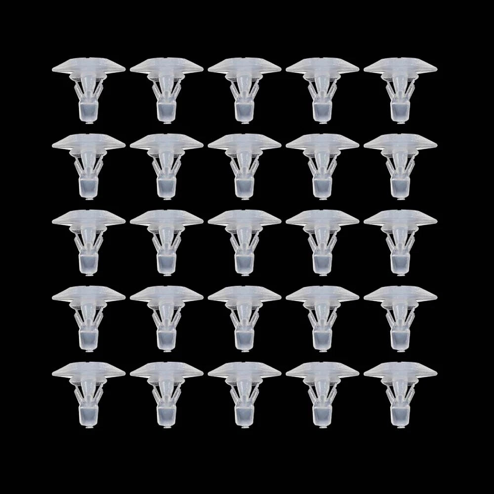 25pcs Door Weatherstrip Clips for GM (Fits 3/16" Hole)