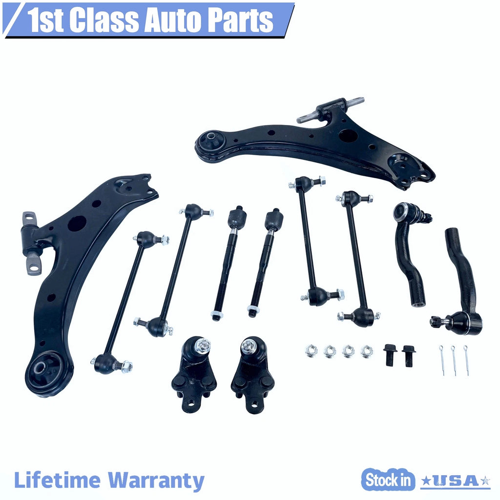 Set of 12 Front Suspension Lower Control Arm Ball Joints for Toyota Camry (2007–2011)